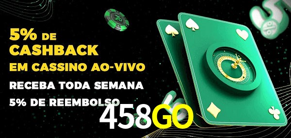 Promoções do cassino ao Vivo 458GO